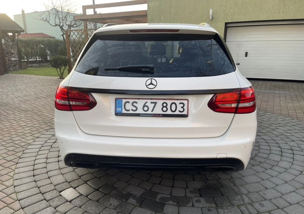 Mercedes-Benz Klasa C cena 79800 przebieg: 164000, rok produkcji 2017 z Czaplinek małe 596